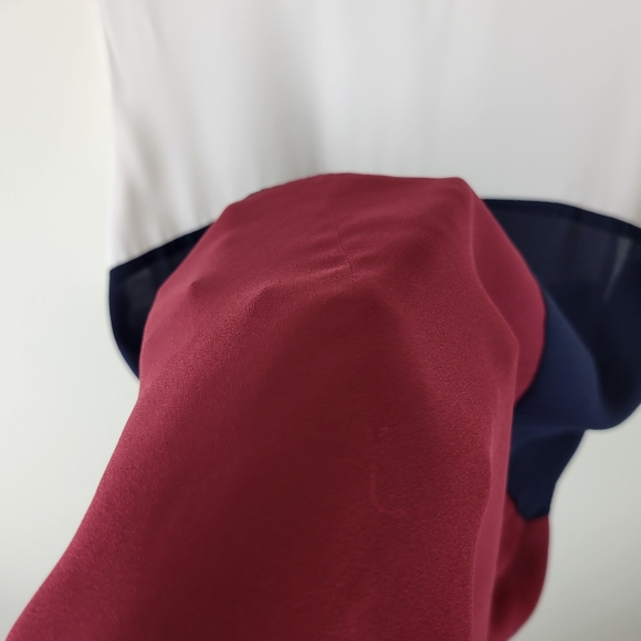 FAITH AND JOY | Color Block Sleeveless Blouse PL - Picture 4 of 8